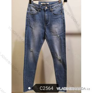 Rifle jeans dlouhé dámské (XS-XL) JEWELLY LEXXURY LEX20C2564