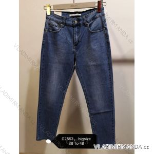 Rifle jeans dlouhé dámské nadrozměrné (38-48) JEWELLY LEXXURY LEX20G2553