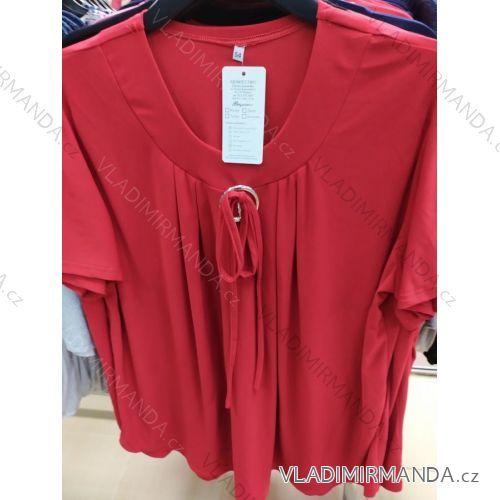 T-shirt short sleeve ladies oversized (54-60) POLISH FASHION PME200010
