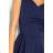 114-7 Dress Circle - Heart-Shaped Neckline - Navy Blue
