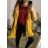 Cardigan / Sweatshirt Slim Langarm Damen (uni sl) ITALIENISCHE MODE IM1319076