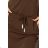 196-2 Sports dress with short sleeves and a pocket - KHAKI

