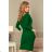 189-3 Sports dress with neckline - dark green
