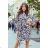 275-3 JENNY Comfortable dress with waist - panther

