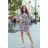 275-3 JENNY Comfortable dress with waist - panther
