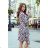 275-3 JENNY Comfortable dress with waist - panther
