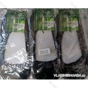 Ponožky šlapky ťapky bambusové silonkové černé dámské (univerzální 25-27) RUYIZ ZQ-53