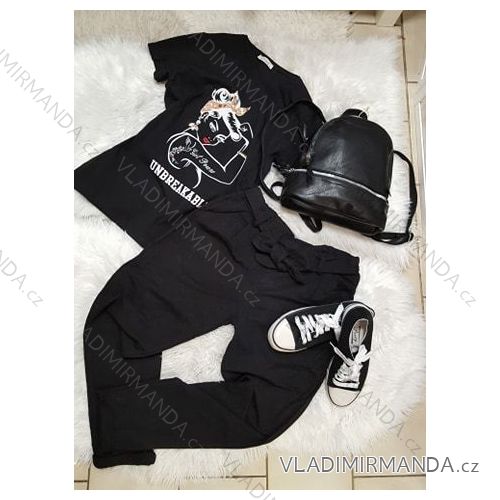 Tričko krátky rukáv dámske (uni S / M / L) TALIANSKÁ MÓDA IMT20048