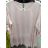 Tričko ála tunika 3/4 rukáv dámská (uni xl/2xl) ITALSKá MóDA IM720044