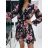 Long Sleeve Flowered Dress (UNI S-M) ITALIAN FASHION IMW20A0-18
