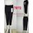 Leggings 3/4 Short Black Ladies (m-3xl) ELEVEK 7072
