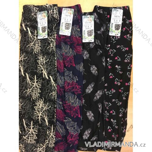 Nohavice ALADINKY harémky 3/4 krátke dámske nadrozmerné (l-5XL) AMZF YB2753