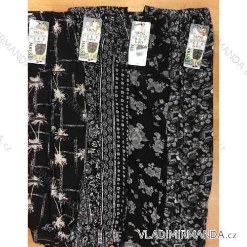Nohavice ALADINKY harémky 3/4 krátke dámske nadrozmerné (l-5XL) AMZF YB2762