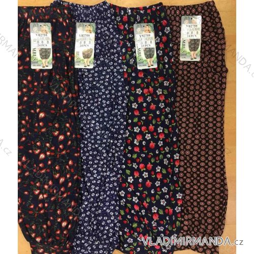 Nohavice ALADINKY harémky 3/4 krátke dámske nadrozmerné (l-5XL) AMZF YB2759