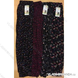 Kalhoty aladinky harémky dlouhé dámské nadrozměrné (l-5xl) AMZF YB2909