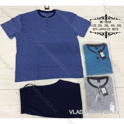Pyžamo krátké pánské nadrozměrné (2XL-5XL) N-FEEL NFL20MC-0558