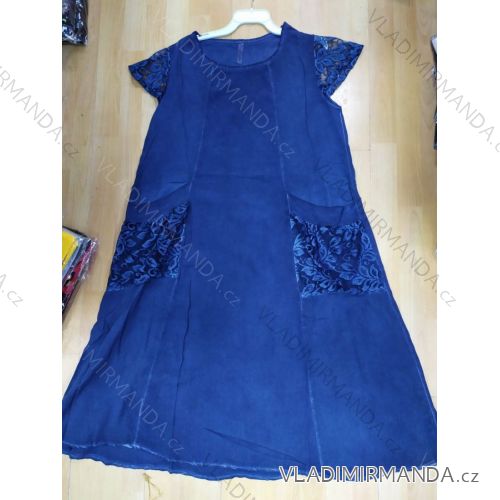 Šaty krátky rukáv dámske (2XL-5XL) TURECKÁ MÓDA TML20028
