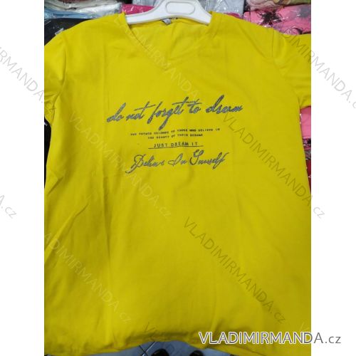 tričko krátky rukáv dámska (UNI L / 3XL) TURECKÁ MÓDA TML20031

