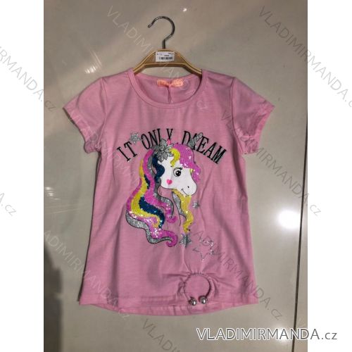 T-shirt short sleeve children adolescent girls (4-12 years) SEA2052636