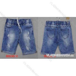 Rifle jeans 3/4 krátké dámské (xs-xl) GOURD MA120GD6245