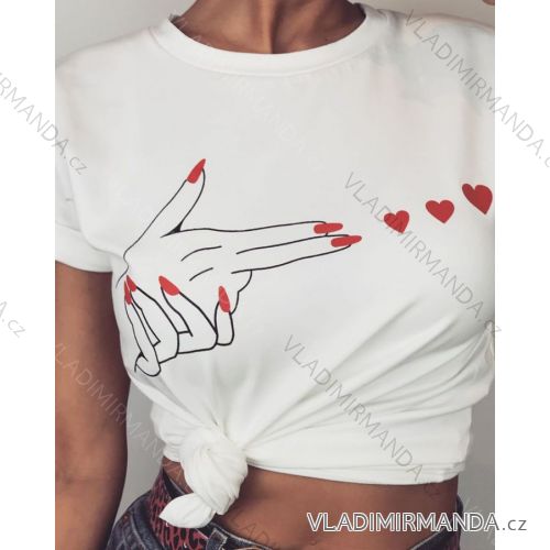 Tričko krátký rukáv dámské  (uni s/m) Polská MÓDA PMK20014