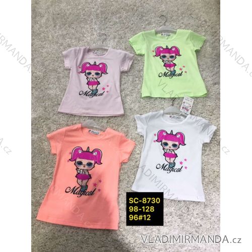 Children's girls' short sleeve t-shirt (98-128) ACTIVE SPORT ACT20SC-8730