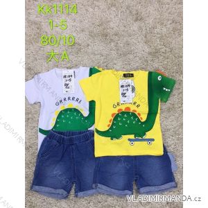 Souprava letní tričko a riflové kraťasy dětská chlapecká (1-5 let) SAD SAD20KK1114