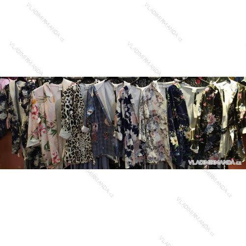 Cardigan  dámský květy (uni s-l) ITALSKá MóDA IM2183325