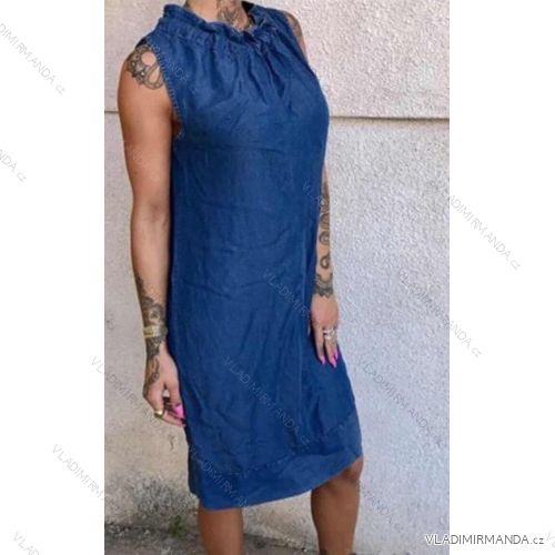 Dress with 3/4-sleeve ladies pocket (uni sl) ITALIAN Fashion IM3181746