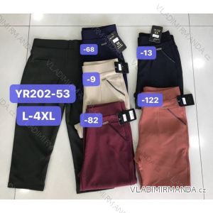 Kalhoty  dlouhé dámské NADROZMĚRNÉ  (L-4XL) M.SARA MSR20YR202-53