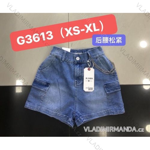 KRAŤASY ŠORTKY RIFLOVÉ DÁMSKÉ (XS-XL) M.SARA MSR20G3613