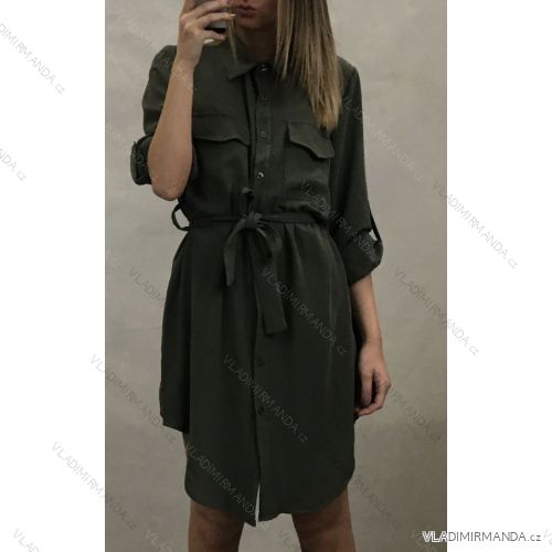 ŠATY KOŠILOVÉ DÁMSKÉ (uni s/m) ITALSKá MóDA IMM20027