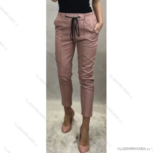 Elegante Kunstlederhose lange Damen (UNI S-M) ITALIAN FASHION IMM20130