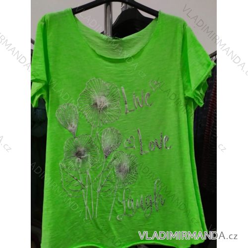 Kurzarm-T-Shirt für Damen (UNI S-M) ITALIAN FASHION IMN20071