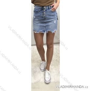 Sukně riflová dámská (XS-L) ITALSKÁ MÓDA IMM20-H261