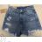 Kraťasy šortky riflové letné dámske (xs-xl) water jeans IMM200175