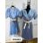 Sommer-Frauenkleid (uni SL) ITALIAN Fashion IM9171