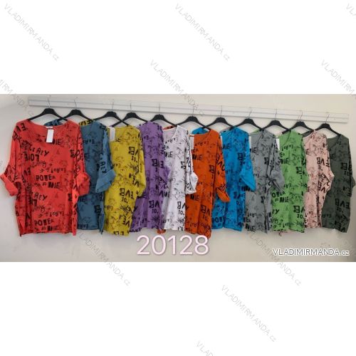 Tunika 3/4 rukáv dámská (UNI S-M) ITALSKÁ MÓDA IMN2020128