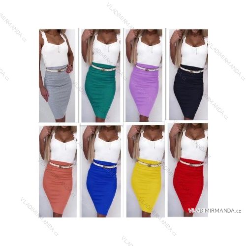 Sukně letní středně dlouhá dámská (UNI S-L) ITALSKÁ MÓDA IML200406T5943