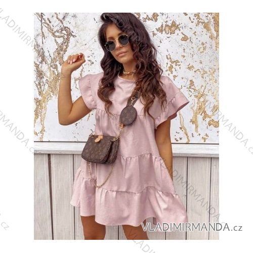 Šaty letní krátký rukáv dámské (UNI S-L) ITALSKÁ MÓDA IMK201505105
