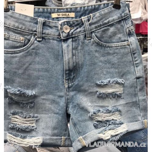 KRAŤASY ŠORTKY RIFLOVÉ DÁMSKÉ (XS-XL) M.SARA MA520550