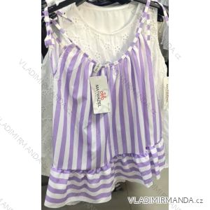 Damen Tank Top Sommerstreifen (UNI S-M) ITALIENISCHE MODE IMM20303

