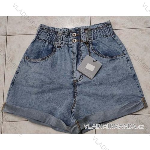 Kraťasy šortky letní riflové dámské (XS-XL) ITALSKÁ MÓDA IMM20317