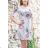 Sommerkleid mit nackten Schultern kurze Frauen (uni s / m) ITALIENISCHE MODA IM9199723