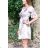 Sommerkleid mit nackten Schultern kurze Frauen (uni s / m) ITALIENISCHE MODA IM9199723