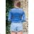 Damen Jeansjacke kurz (xs-xl) Jewell LUXXURY LEX20GD6020-K