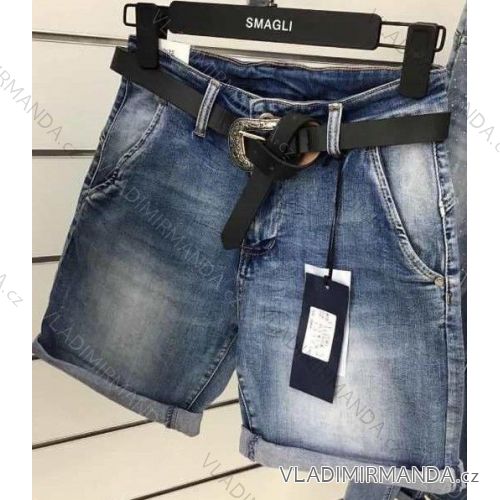 Kraťasy šortky letní riflové dámské (XS-XL) ITALSKÁ MÓDA IMM20369