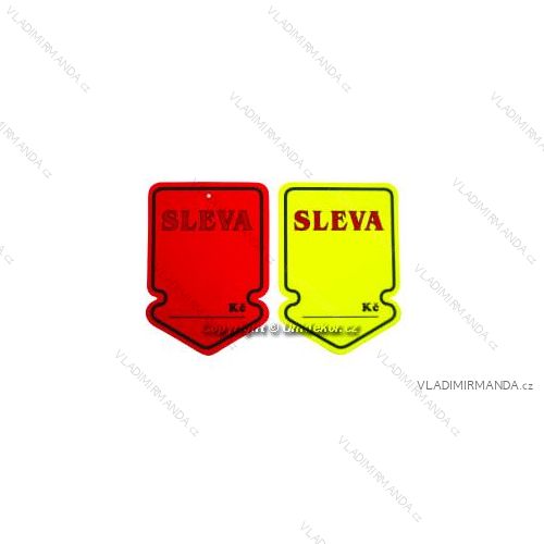 Visačky šipka 105x148mm sleva