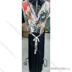 Kleid mit 3/4 Ärmeltasche für Damen (uni sl) ITALIAN Fashion IM3181746