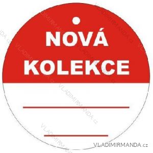 Visačky nová kolekcia, balenie 100 ks V58K